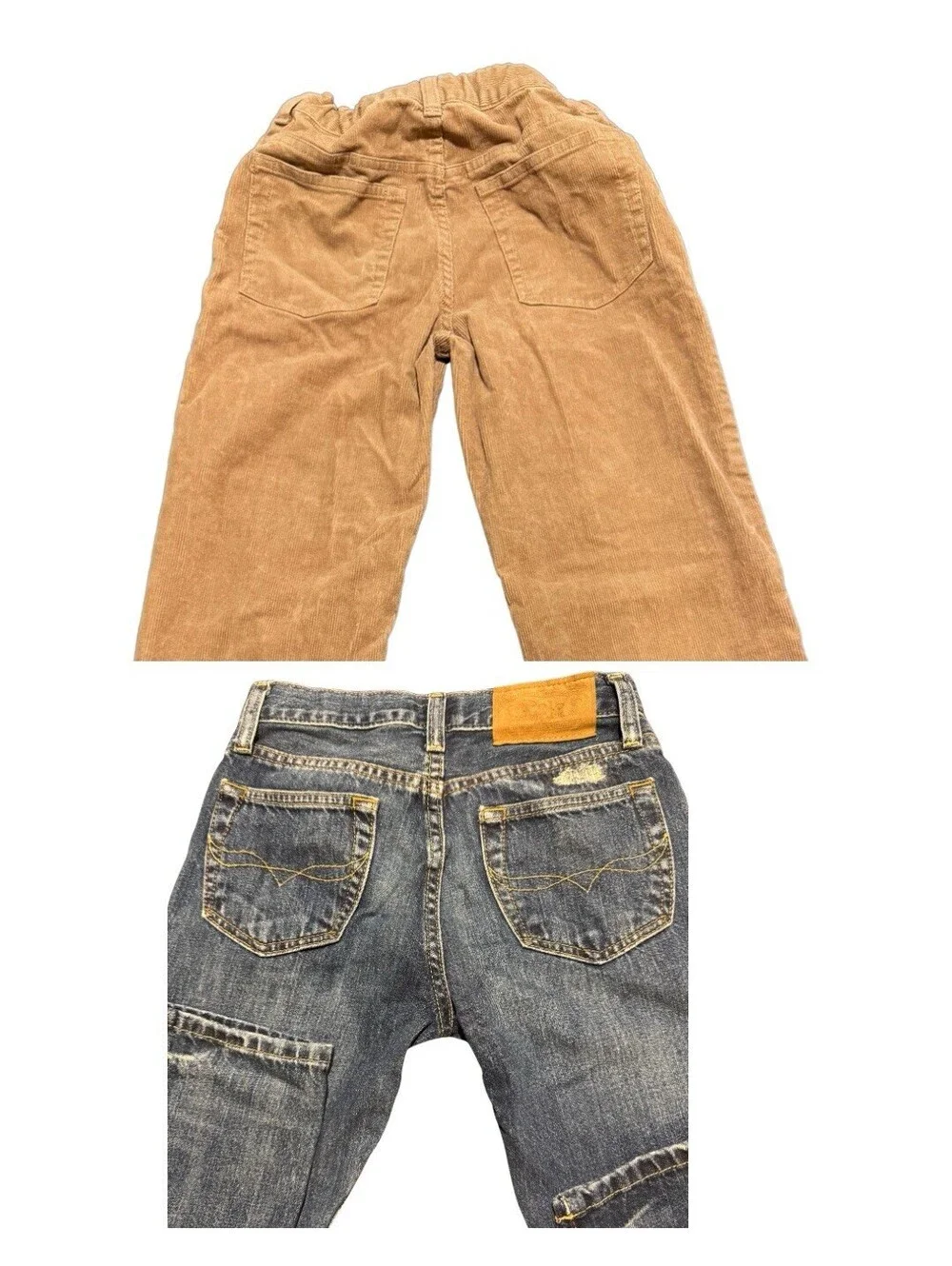Boys Size 10 Brooks Brothers Tan Corduroy Pants + Polo Ralph Lauren Jeans